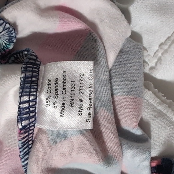 Charlotte Russe Chevron Print Crop Top Print Short Sleeve Scoop Neck Small - Picture 5 of 5